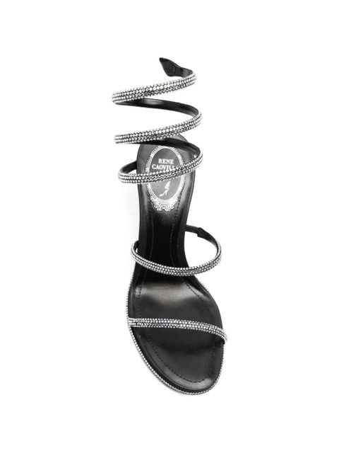 René Caovilla Cleo embellished sandals - Black