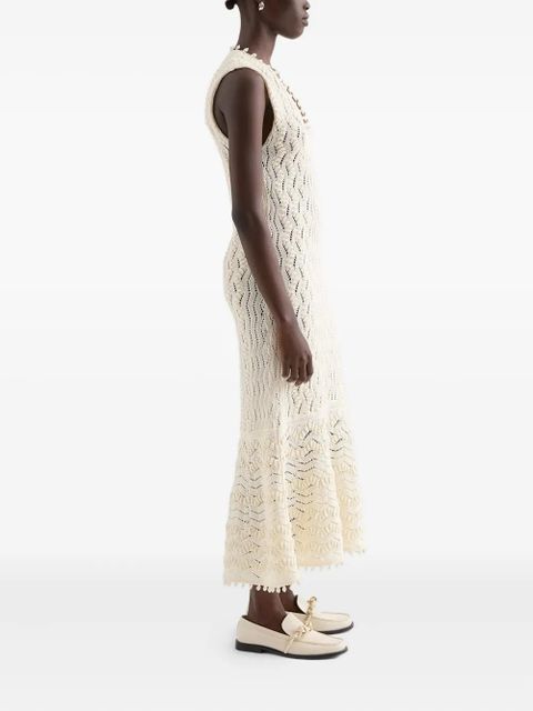 Jil Sander passementerie-detail dress - Neutrals - zdjęcie produktu nr 2