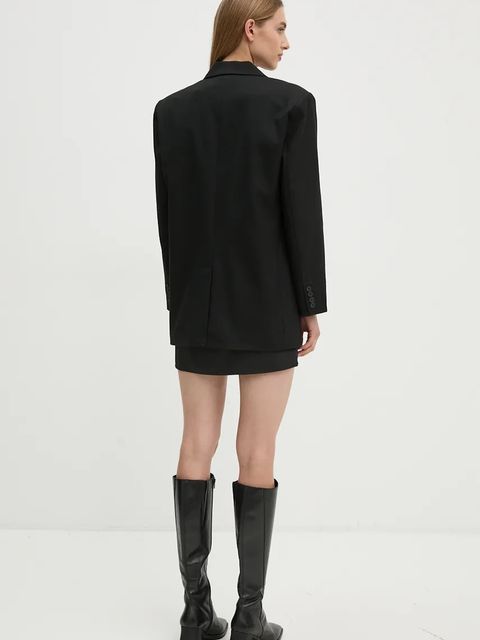 2NDDAY marynarka Harry kolor czarny jednorzędowa gładka 2245115120