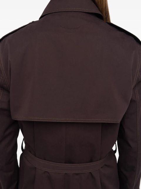 Zadig&Voltaire Kenar double-breasted belted trench coat - Brown