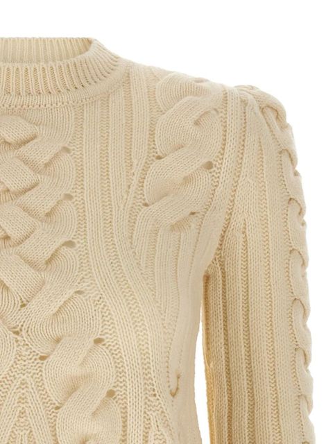 Alexander McQueen cable-knit sweater - Neutrals