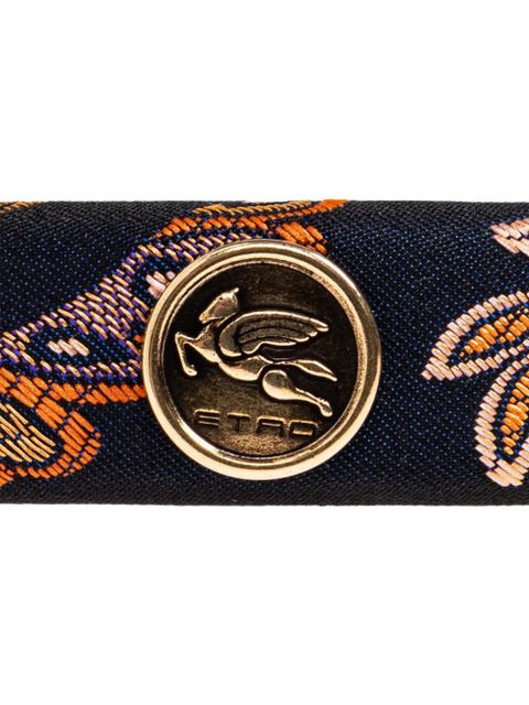 ETRO paisley logo hair clip - Black