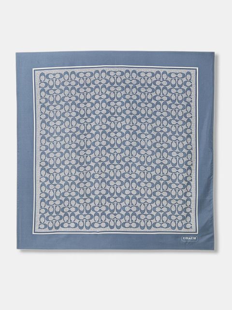 Coach chusta jedwabna