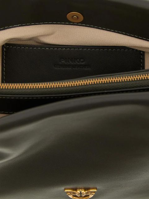 PINKO Triplet zip-top cross body bag - Green