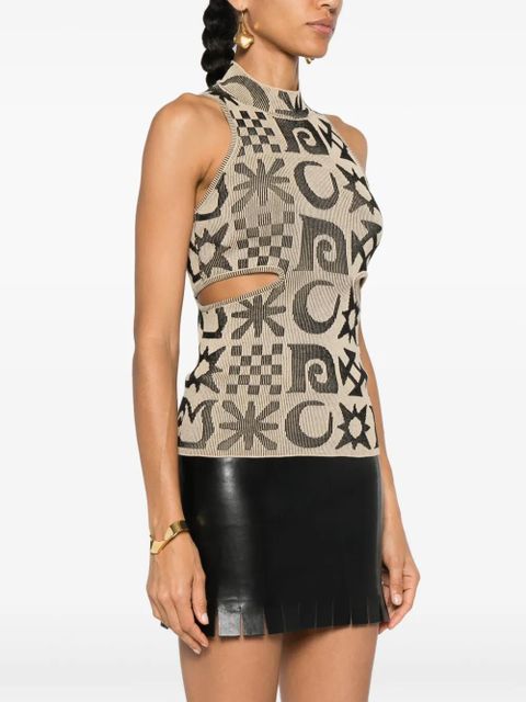 Nanushka Maraj tank top - Neutrals - zdjęcie produktu nr 2