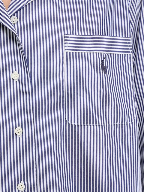 Polo Ralph Lauren piżama bawełniana kolor niebieski bawełniana 4P8004