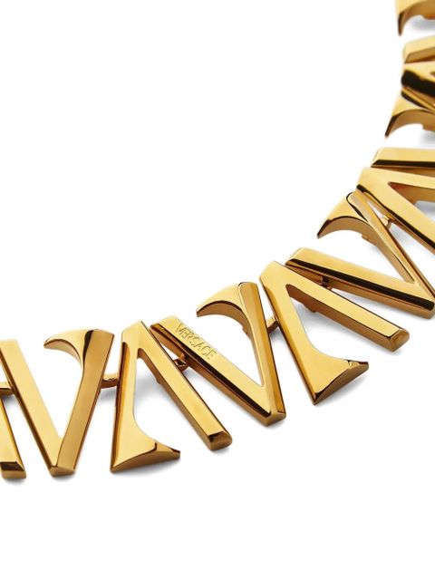 Versace logo-chain necklace - Gold - zdjęcie produktu nr 2