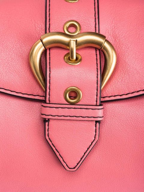 PINKO mini Jolene leather shoulder bag