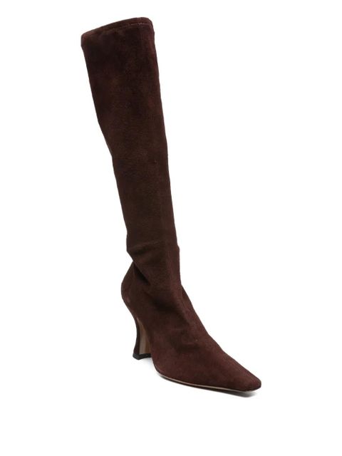 NEOUS 80mm knee-high suede boots - Brown