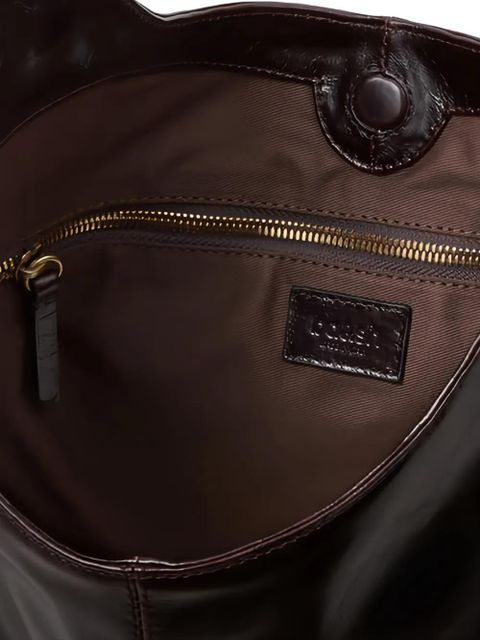 Ba&Sh Youyou buckle shoulder bag - Brown