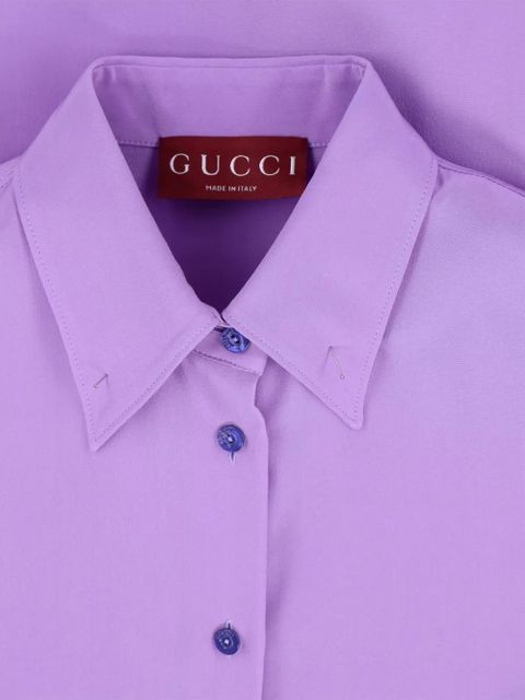 Gucci GG silk shirt - Purple - zdjęcie produktu nr 2