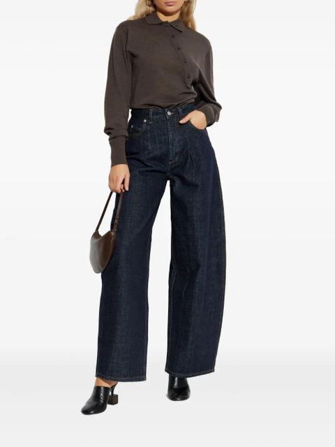 Jacquemus buttoned polo bodysuit - Brown