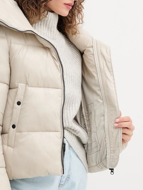 Save The Duck kurtka ISLA kolor beżowy przejściowa D39370W.LOVE21