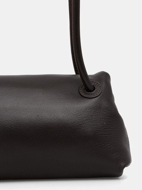 Trussardi torebka skórzana kolor brązowy Z610E005987N