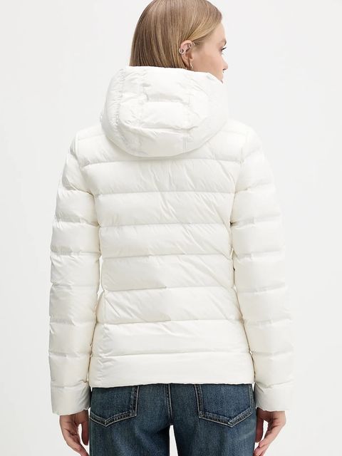 Tommy Jeans kurtka puchowa kolor biały zimowa DW0DW21617