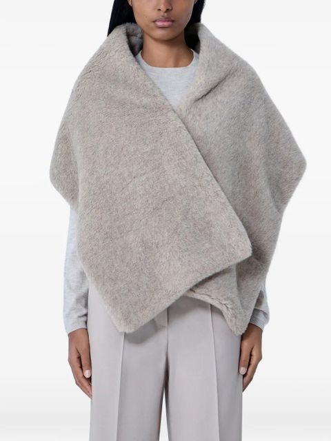 Max Mara textured scarf - Grey - zdjęcie produktu nr 1