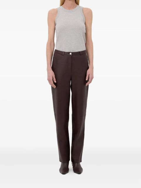 LouLou de Saison Cobe leather trousers - Brown - zdjęcie produktu nr 2