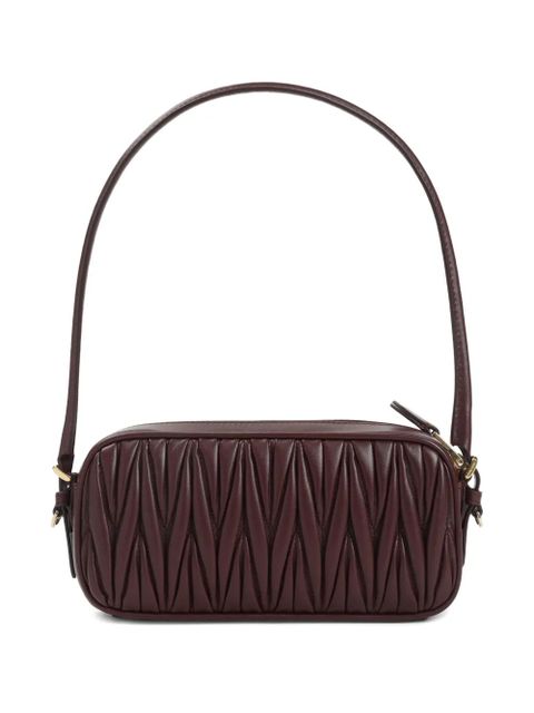 Miu Miu quilted leather shoulder bag - Brown - zdjęcie produktu nr 2