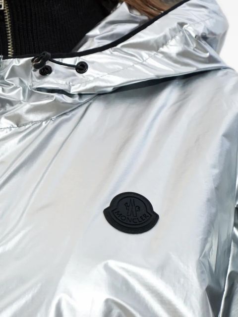 Moncler hooded pocket jacket - Silver