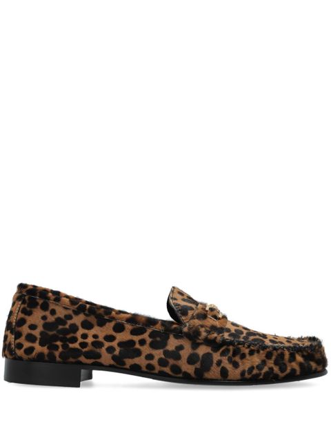 Versace animal-print loafers - Brown - zdjęcie produktu nr 1