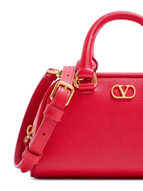 Valentino Garavani mini Bowling V-logo signature tote bag - Red