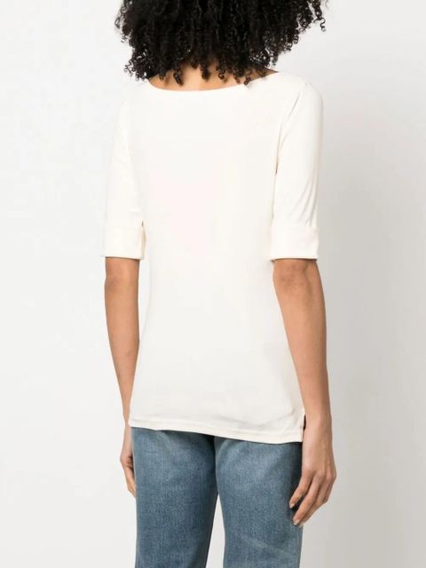 Lauren Ralph Lauren Judy boat-neck T-shirt - Neutrals