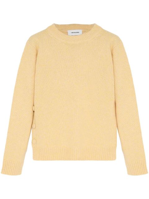 Yves Salomon knitted jumper - Yellow - zdjęcie produktu nr 1