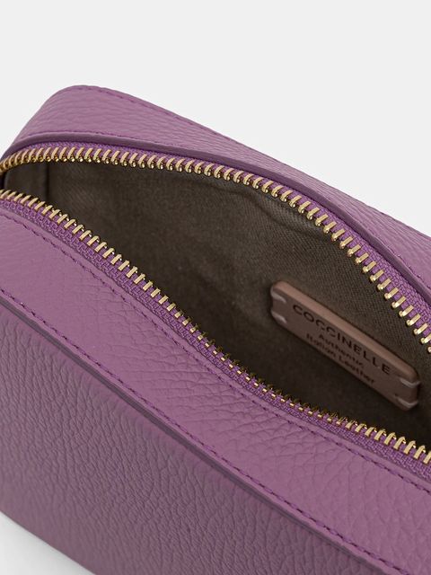 Coccinelle torebka skórzana kolor fioletowy E5 MN5 55 I1 01