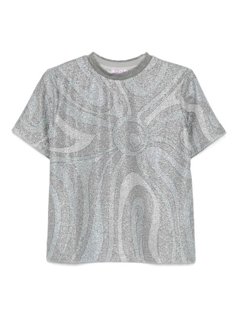 PUCCI abstract-pattern T-shirt - Silver - zdjęcie produktu nr 1