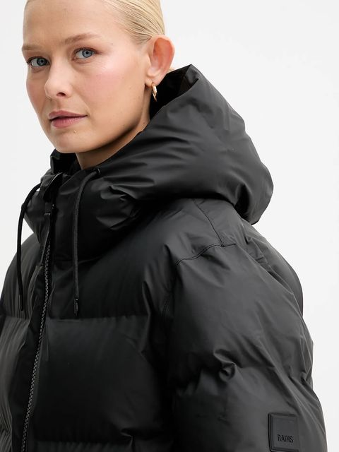 Rains kurtka przeciwdeszczowa Alta Short Puffer Jacket W3T3 kolor czarny zimowa 15150.01