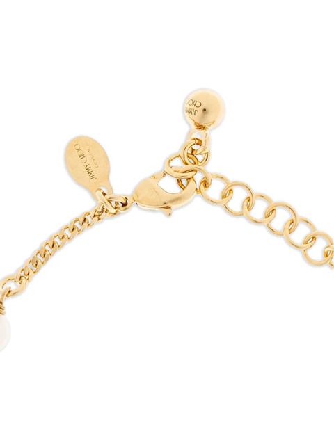 Jimmy Choo ribbon bracelet - Gold