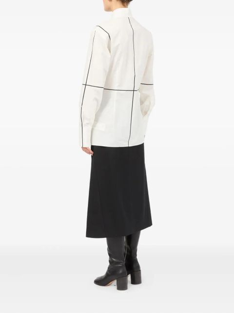 MM6 Maison Margiela panelled shirt - White