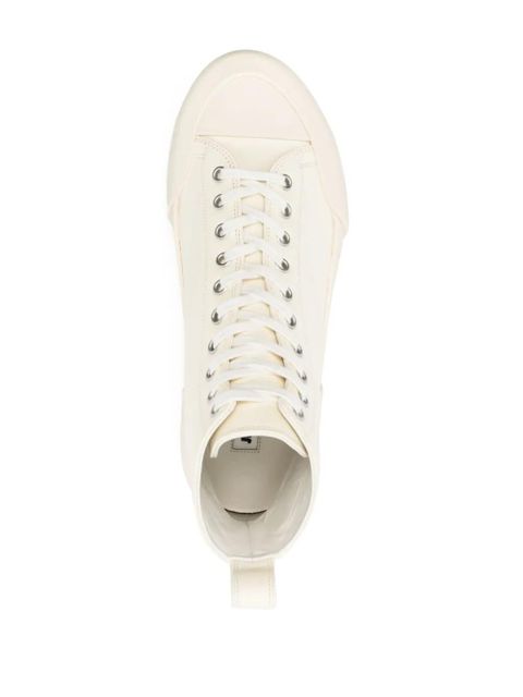 Jil Sander monochrome high-top sneakers - Neutrals