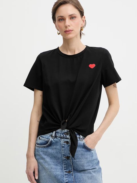 Morgan t-shirt damski z bawełną - zdjęcie produktu nr 2