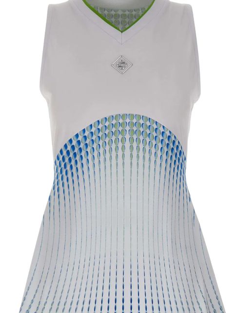 Casablanca x Martin Naumann logo-detail mini dress - White