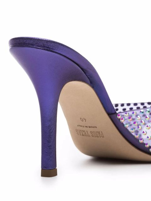 Paris Texas Penelope 95mm mules - Purple