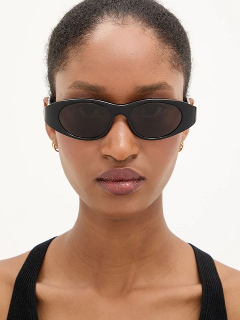 Chloé okulary przeciwsłoneczne damskie kolor czarny CH0279S