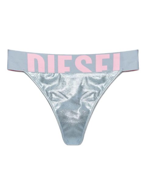 Diesel Lolita-D-Pop metallic bikini bottom - Blue - zdjęcie produktu nr 1