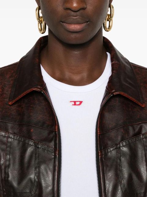 Diesel logo-patch T-shirt - White