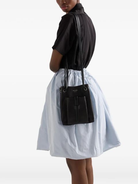 Prada leather mini shoulder bag - Black - zdjęcie produktu nr 2