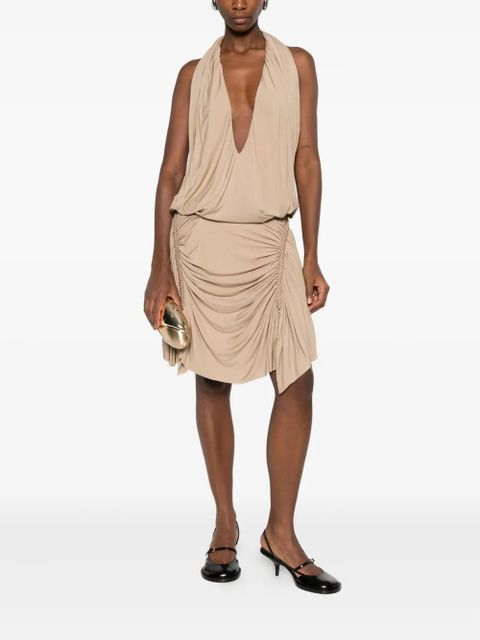 Christopher Esber Shibari ruched midi dress - Neutrals - zdjęcie produktu nr 2