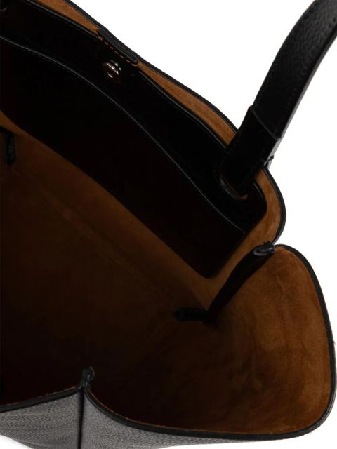 JW Anderson Corner leather tote bag - Black