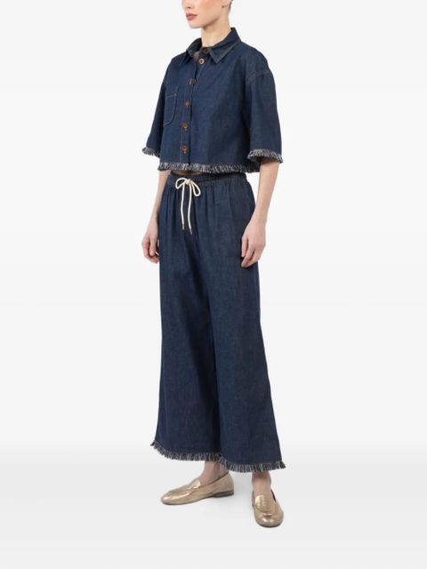 ZIMMERMANN Rhiannon frayed-hem jeans - Blue