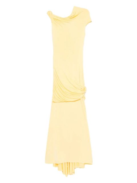 Paris Georgia Pascal asymmetrical draped dress - Yellow - zdjęcie produktu nr 1