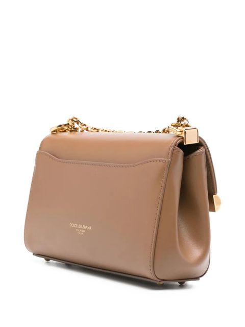 Dolce & Gabbana leather shoulder bag - Brown