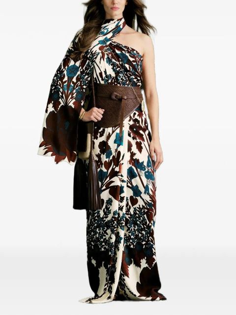 Johanna Ortiz Royal Garden midi dress - Neutrals