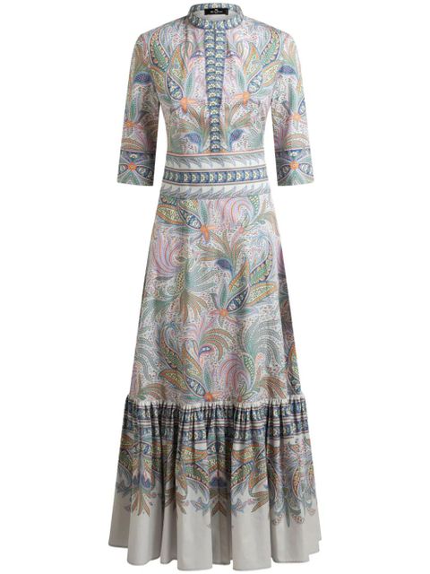 ETRO floral-print maxi dress - White - zdjęcie produktu nr 1