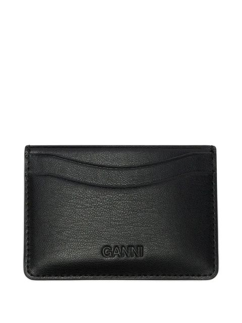 GANNI dog appliqué card holder - Black - zdjęcie produktu nr 2