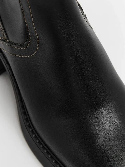 Miista botki Fabi damskie kolor czarny na słupku E8_3801