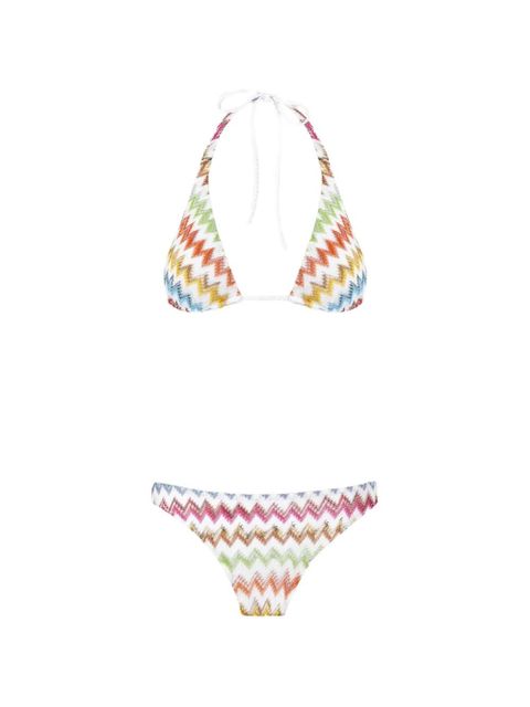 Missoni chevron tie bikini - White - zdjęcie produktu nr 1